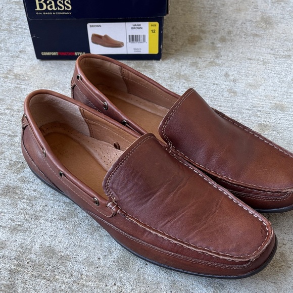 Bass Hank Brown Leather Loafers main image 6